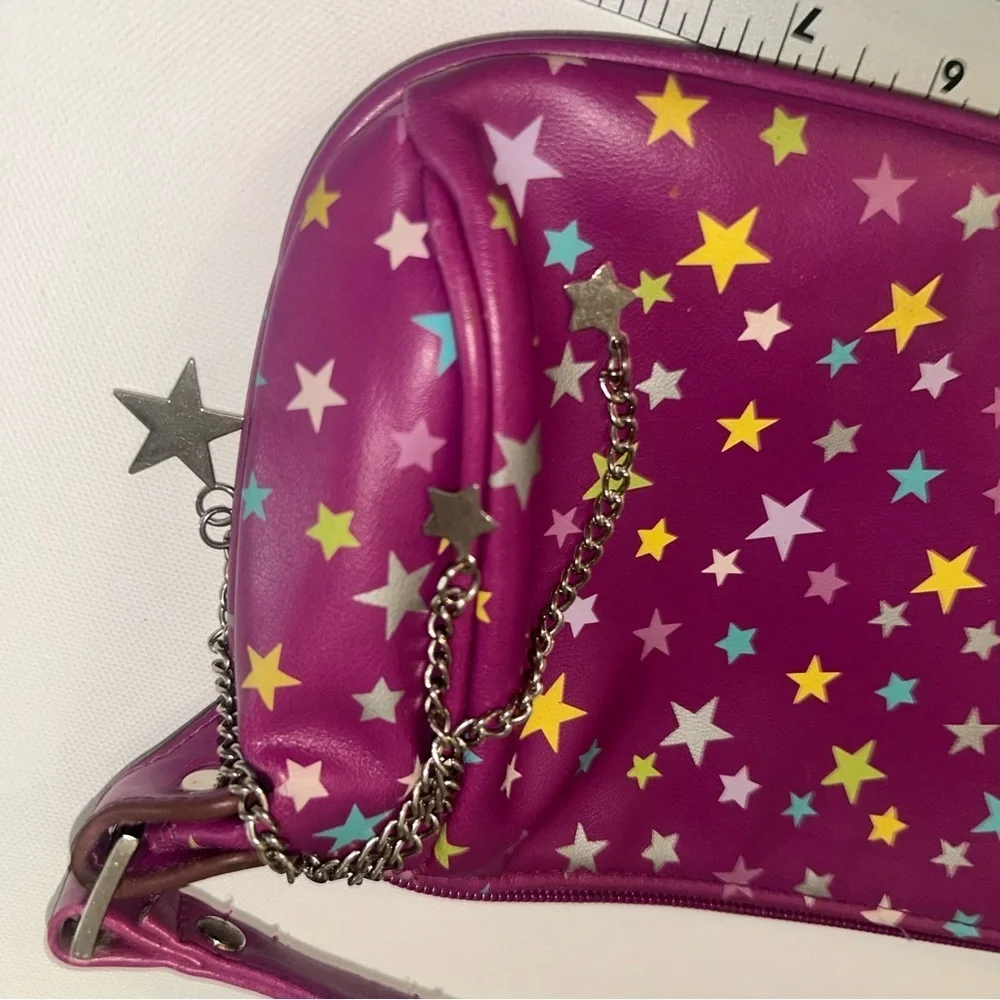 Girls Size 8 Star Bundle Sparkle Glitter Purse Mirror Trinket Box PJS Pink Blue